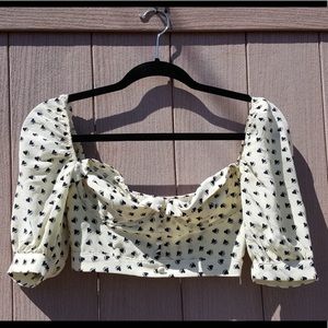 For Love & Lemons • Sweetheart Crop Top